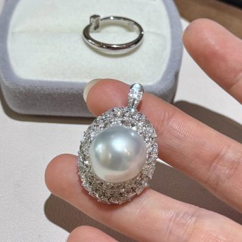 South sea Pearl Pendant&Diamond